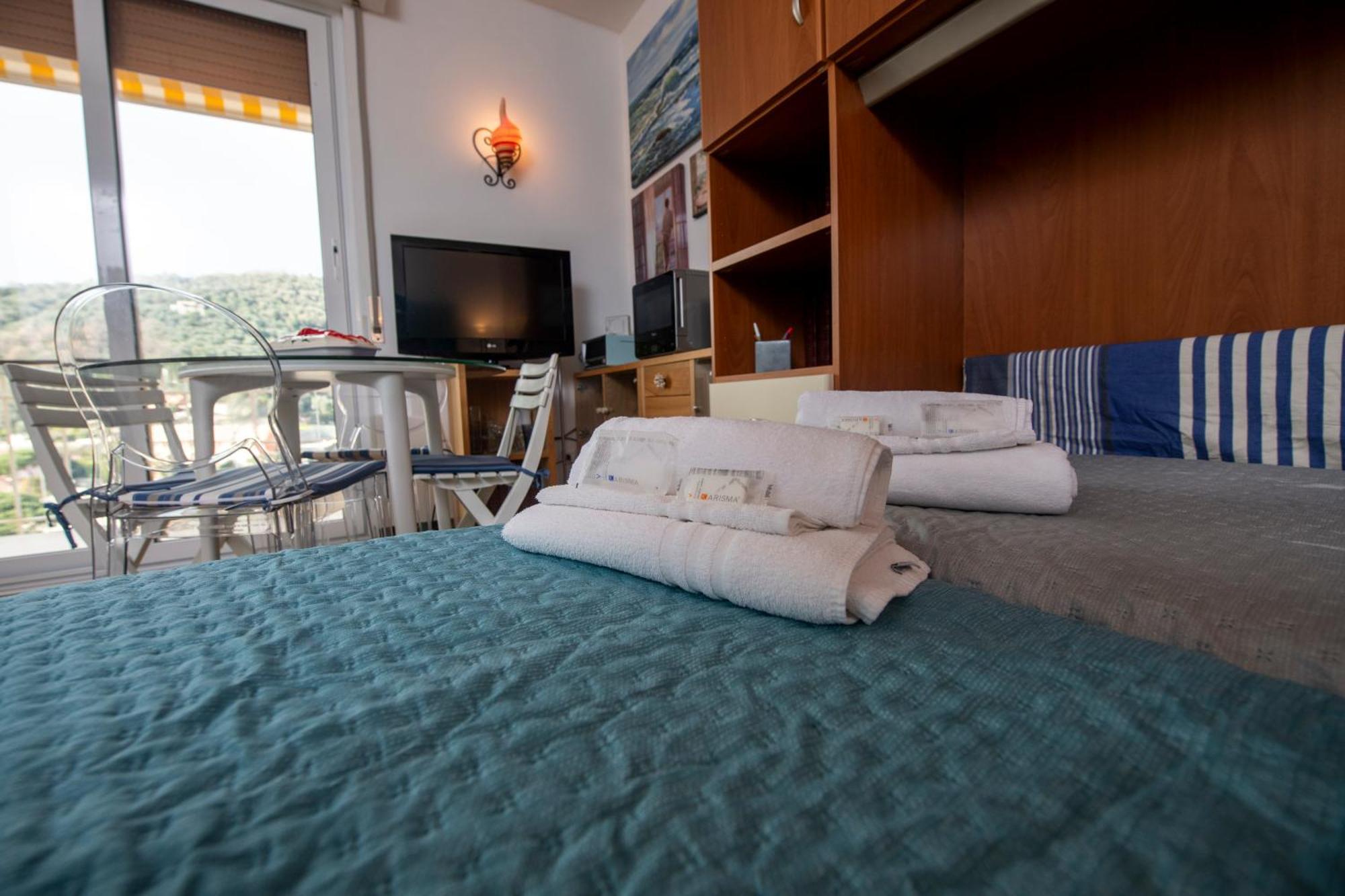 Apartament 239 - Casa Del Sole Vista Mare Moneglia - 5Minuti A Piedi Dal Mare - Parcheggio Privato Zewnętrze zdjęcie