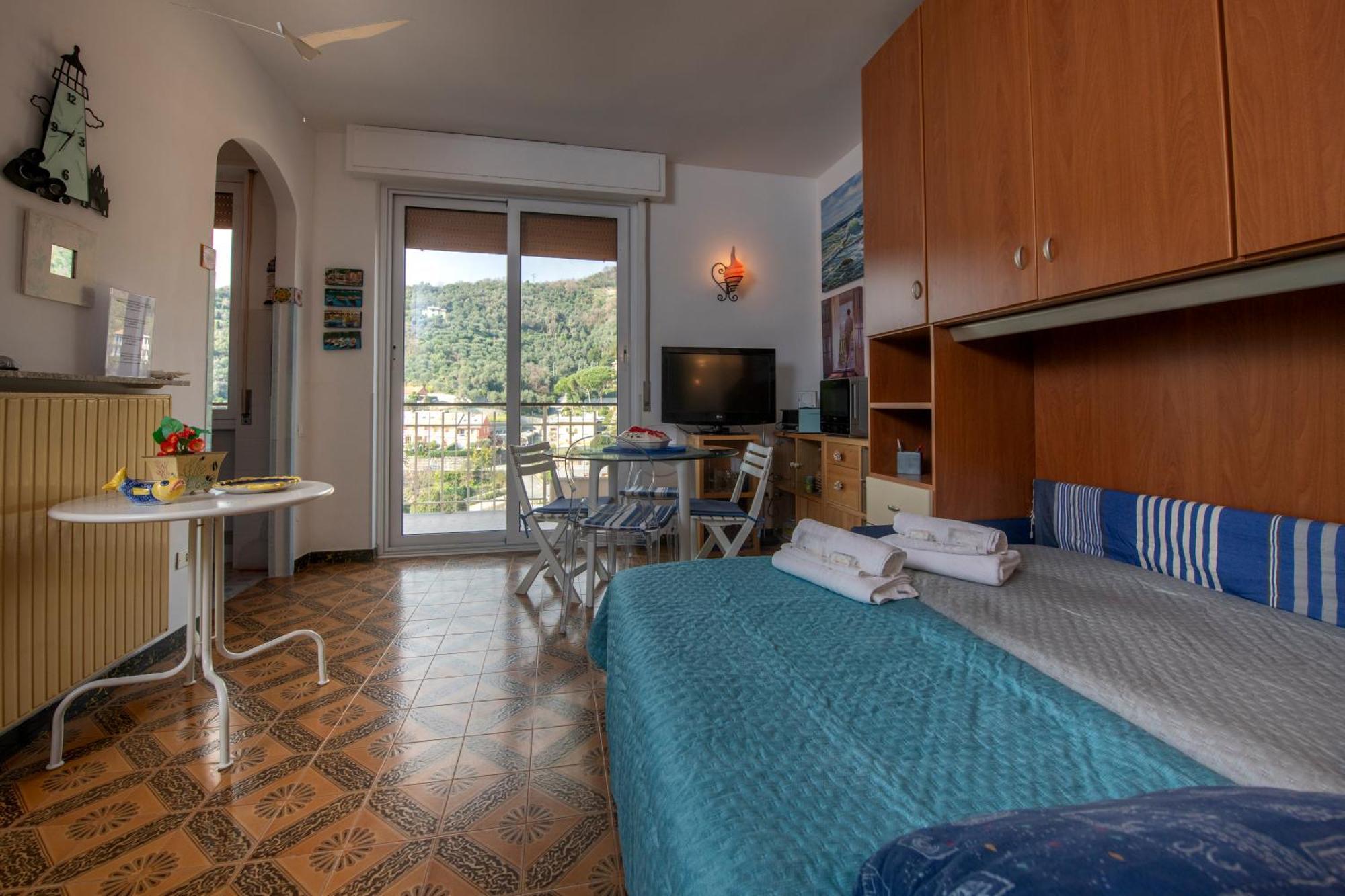 Apartament 239 - Casa Del Sole Vista Mare Moneglia - 5Minuti A Piedi Dal Mare - Parcheggio Privato Zewnętrze zdjęcie