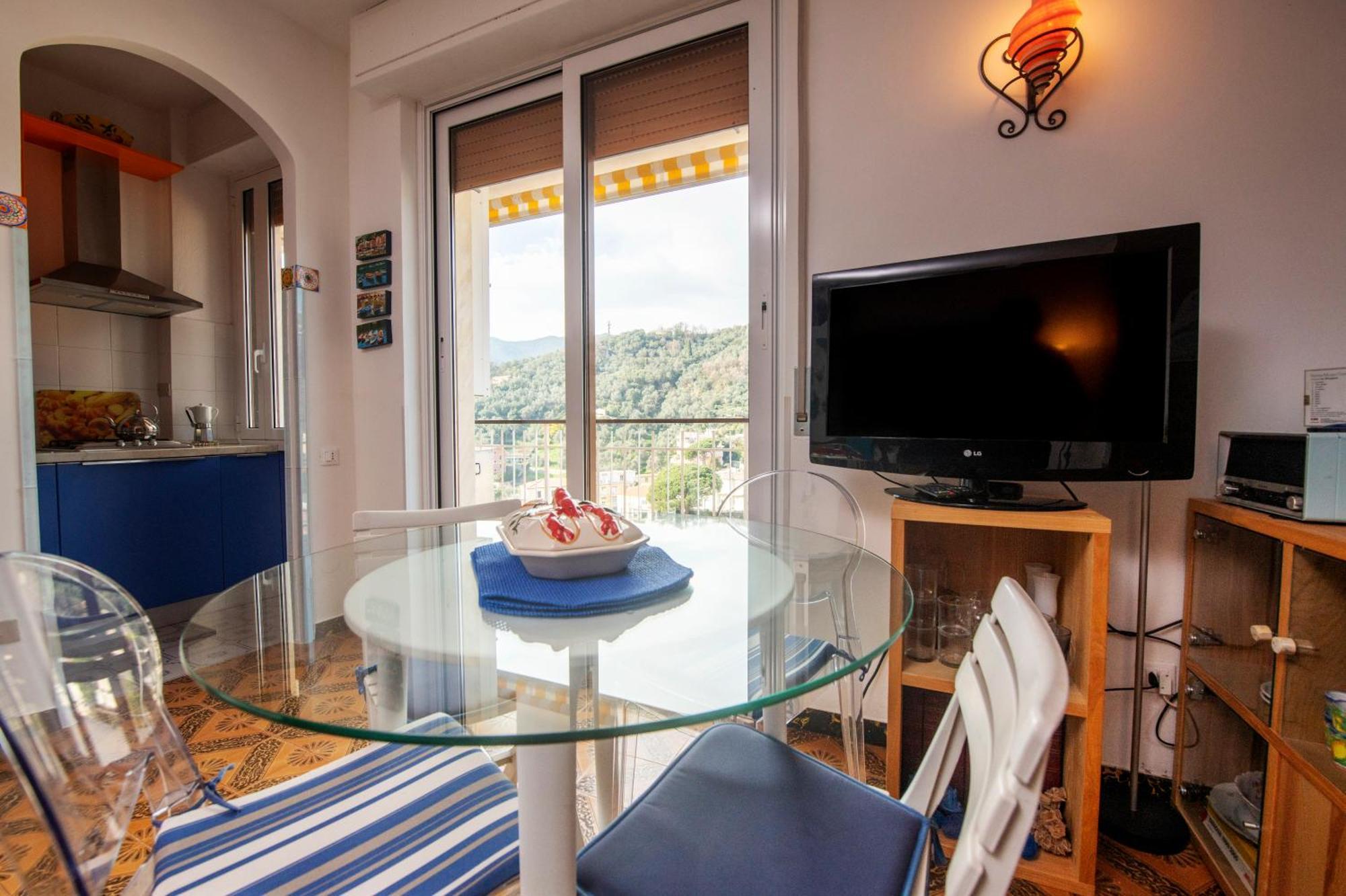 Apartament 239 - Casa Del Sole Vista Mare Moneglia - 5Minuti A Piedi Dal Mare - Parcheggio Privato Zewnętrze zdjęcie